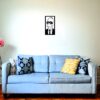 SSDECO.es | Cuadro Decorativo de Pared Homer Simpson - Homero - Arte en Madera Negro con Fondo Blanco, 25x40 cm - Decoración Moderna para Salón, Dormitorio y Oficina