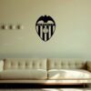 FONDO1 SSDECO.es | Cuadro Decorativo Valencia CF - 30x40 cm - Arte Minimalista en MDF Negro